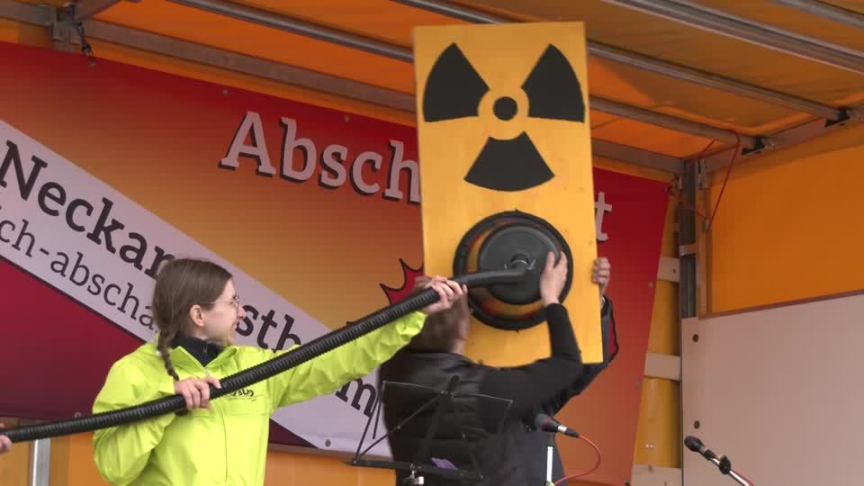 Video: AKW-Abschaltparty in Neckarwestheim