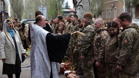 In der Ukraine gab es trotz des orthodoxen Osterfestes Angriffe. 
