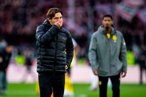 "Unnötig" und "dumm": Dortmunds Trainer Edin Terzic war nach dem 3:3 in Stuttgart bedient.