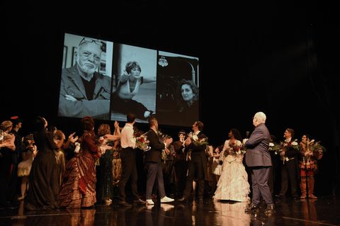 Am Sonntag feierte das Erfolgsmusical "Phantom der Oper" seinen Abschied vom New Yorker Broadway