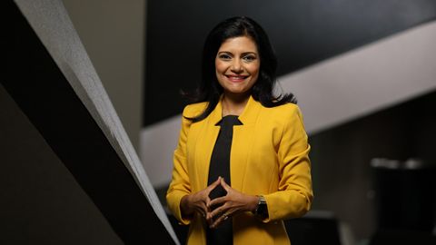 Portrait der Chefin von SAP Sindhu Gangadharan