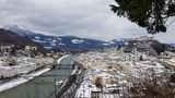 Blick auf die österreichische Stadt Salzburg
