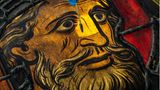März 2020: Im Pariser Atelier "MurAnése" wird ein Teil der Buntglasfenster restauriert. Hier zu sehen: der Gott Dionysos