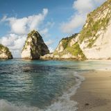 Diamond Beach auf Nusa Penida, Indonesien