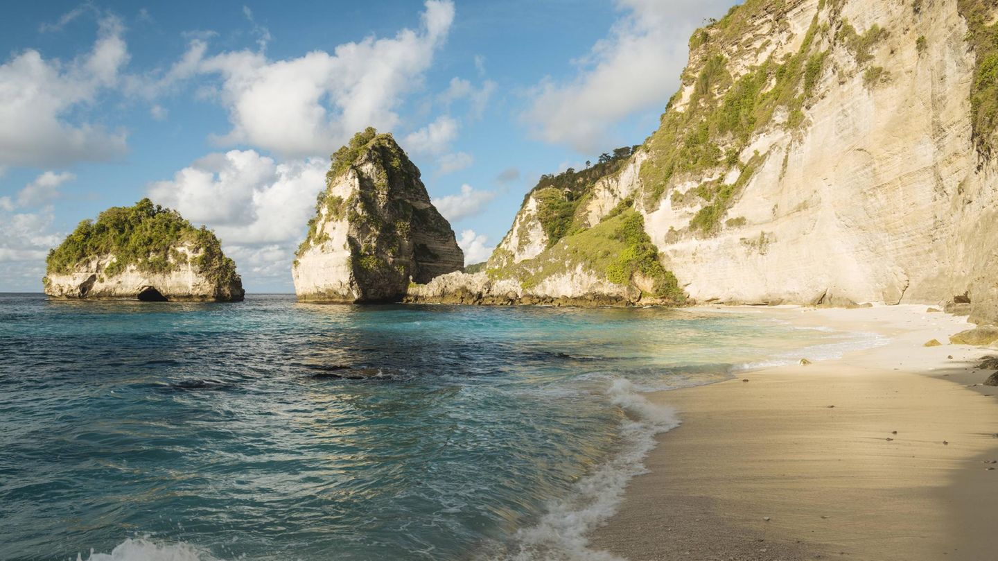 Diamond Beach auf Nusa Penida, Indonesien