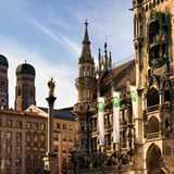 Blick auf den Marienplatz in München