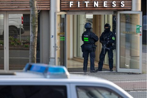 Die Bluttat ereignete sich am Dienstag in einem Fitnessstudio der Kette John Reed in der Duisburger Altstadt