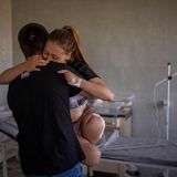 Der Fotograf Emilio Morenatti gewann für seine Arbeit Kriegswunden eine Lobende Erwähnung