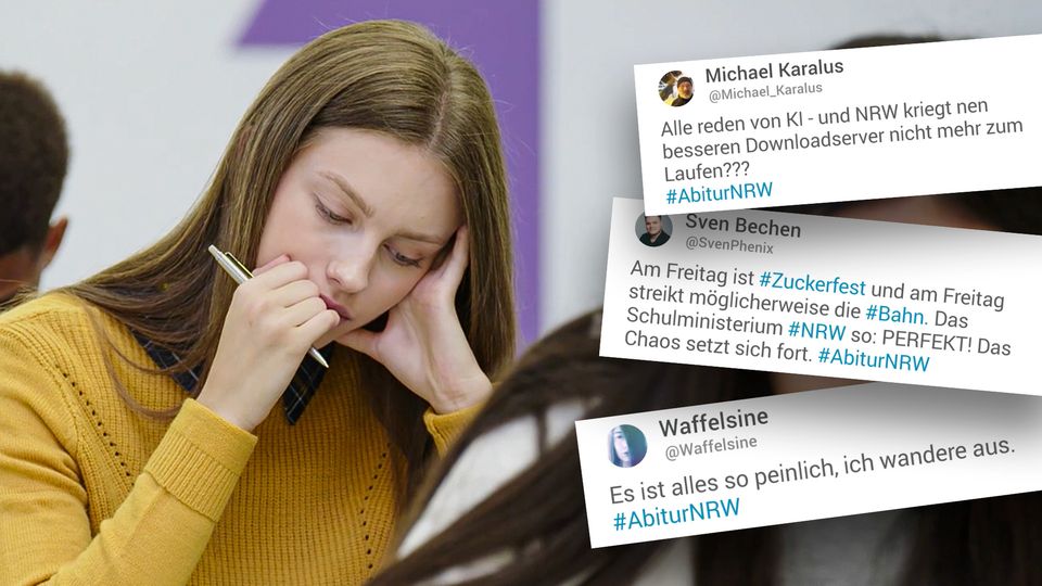 "So peinlich, ich wandere aus": Die besten Twitter-Reaktionen zu den verschobenen Abiprüfungen in NRW