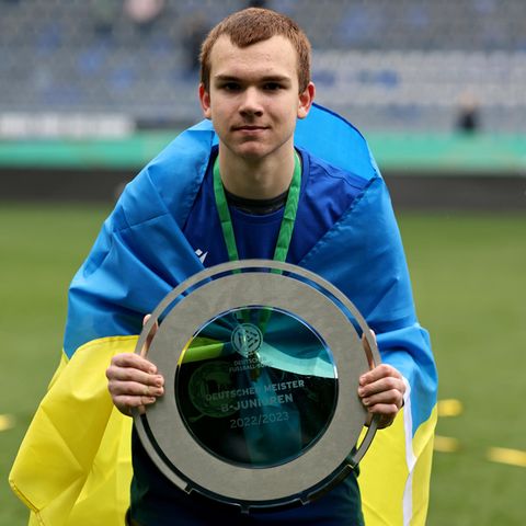 Artem Zaloha (Arminia Bielefeld) flüchtete aus der Ukraine