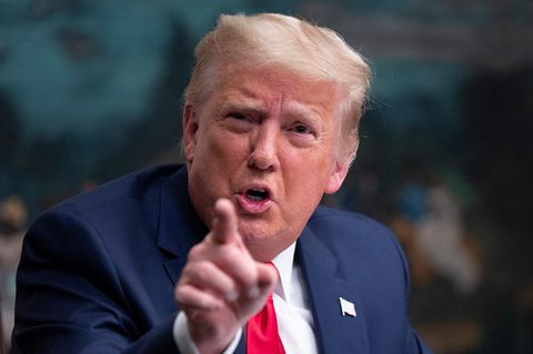 Sauer auf Elon Musk: Ex-US-Präsident Donald Trump 