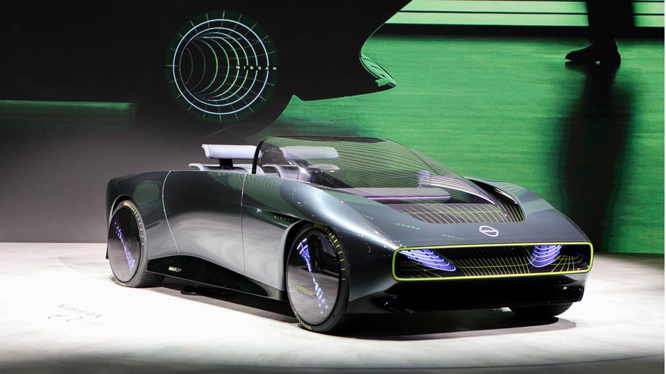 Nissan zeigt mit dem Max-Out ein Konzeptfahrzeug mit Elektroantrieb. Es soll einen Ausblick auf einen offenen Sportwagen geben.