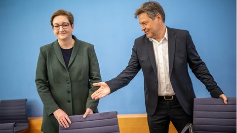 Klara Geywitz und Robert Habeck