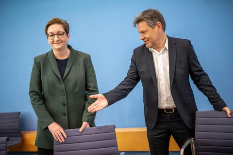 Klara Geywitz und Robert Habeck