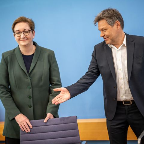 Klara Geywitz und Robert Habeck