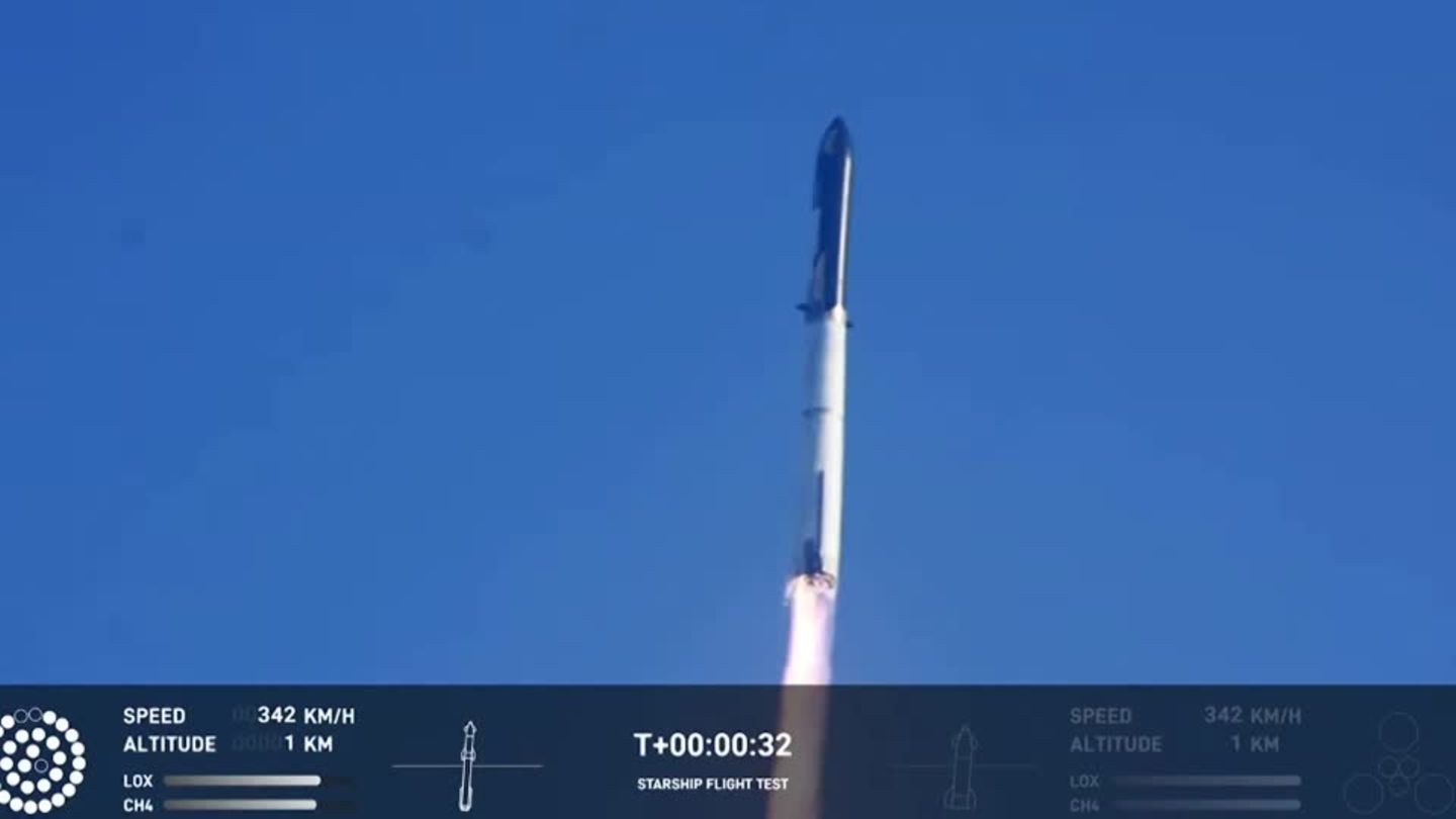 Test der weltgrößten Rakete: SpaceX wertet ersten Flug trotz Explosion als Erfolg