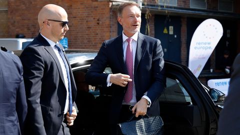 Christian Lindner beim 74. Ord. Bundesparteitag der FDP in der Station Berlin
