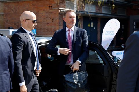 Christian Lindner beim 74. Ord. Bundesparteitag der FDP in der Station Berlin