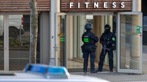 Polizisten sind in Duisburg im Einsatz