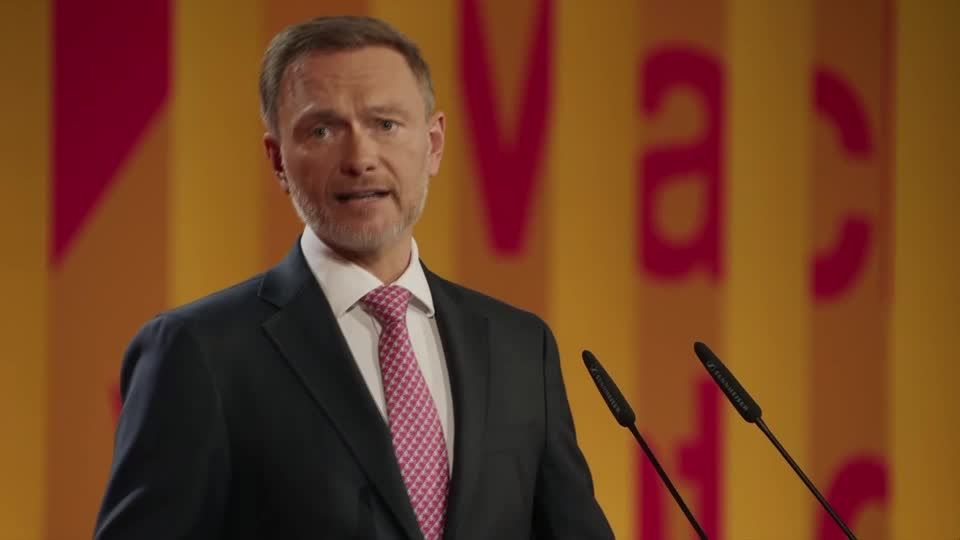 Video: Lindner als FDP-Chef bestätigt - Grenzen zu Grünen gezogen