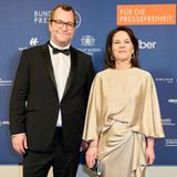 Annalena Baerbock (Bündnis90/Die Grünen), Außenministerin, und ihr Mann Daniel Holefleisch