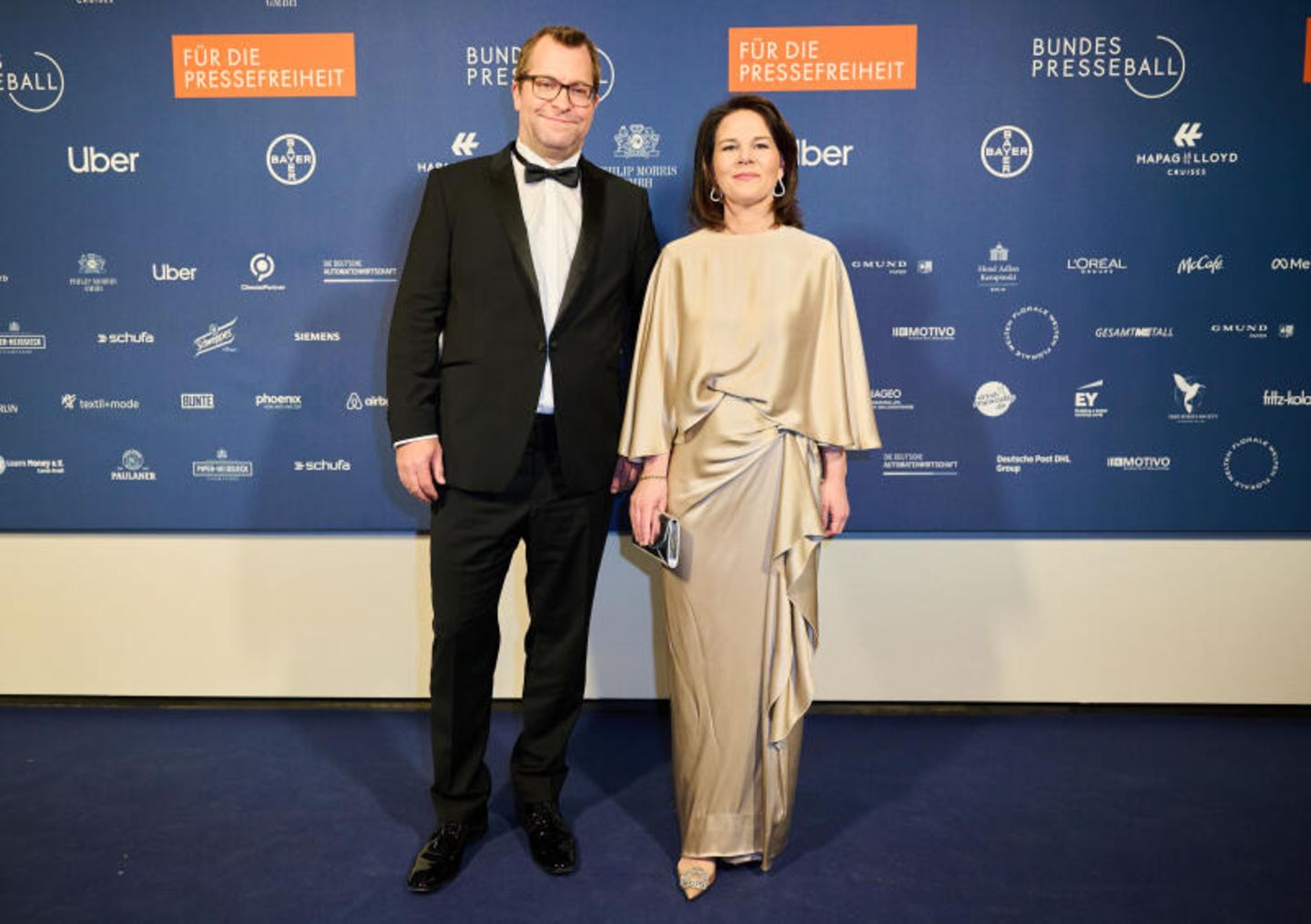 Annalena Baerbock (Bündnis90/Die Grünen), Außenministerin, und ihr Mann Daniel Holefleisch