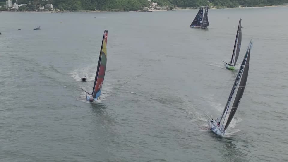 Video: 4. Etappe des Ocean Race hat begonnen Video: 4. Etappe des Ocean Race hat begonnen