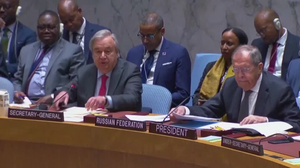 Video: UN-Generalsekretär kritisiert Russland im Sicherheitsrat