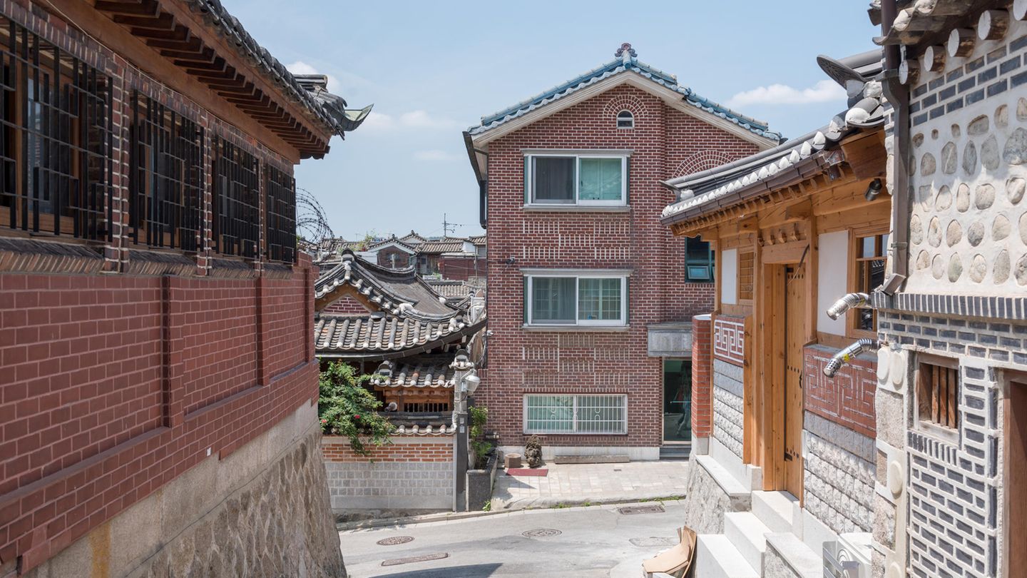 Ein Vorort von Seoul, Südkorea