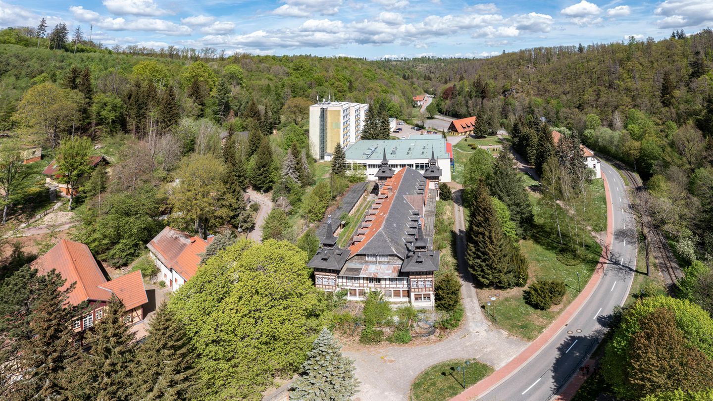 Luftaufnahme des Gebäudes
