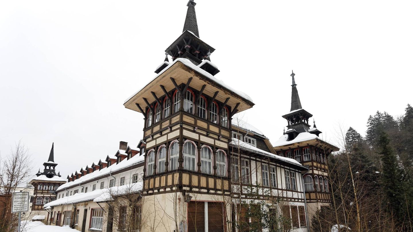 Erholungsheim im Schnee