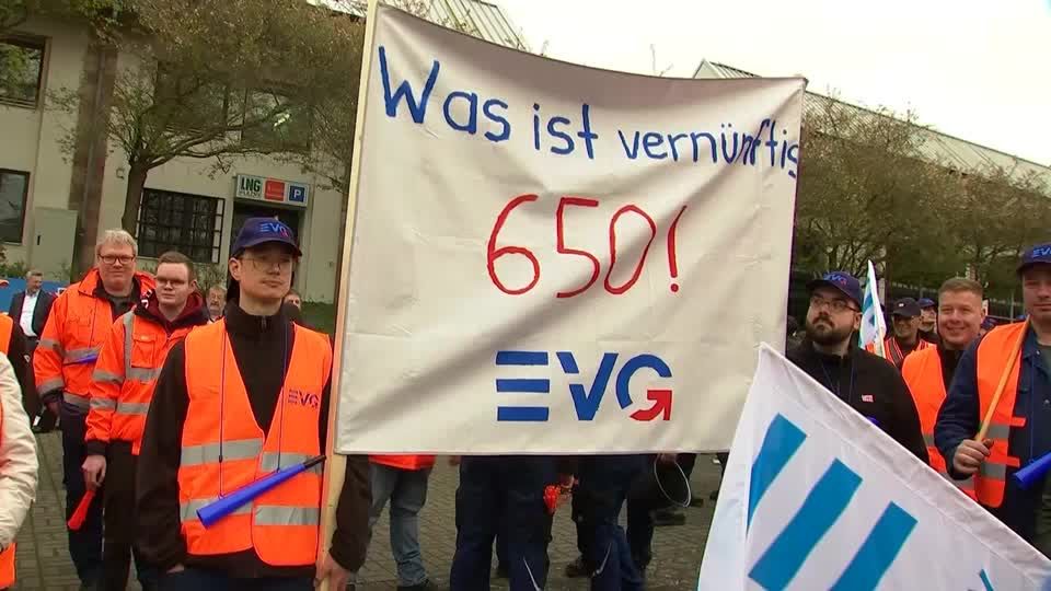 Video: Tarifverhandlungen bei der Bahn gehen in die dritte Runde