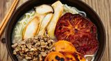Miso-Ramen mit Szechuan-Ingwer-Hackfleisch