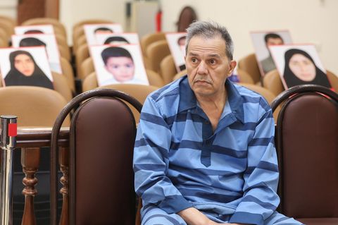 Der Deutsch-Iraner Djamshid Sharmahd in einem Teheraner Revolutionsgericht