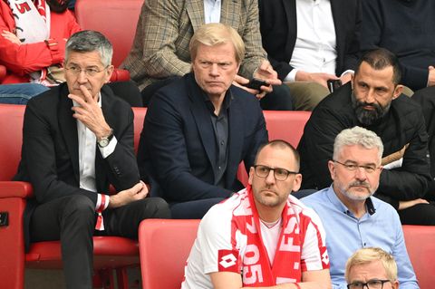 Herbert Hainer (v.l.n.r.) , Oliver Kahn, Hasan Salihamidzic