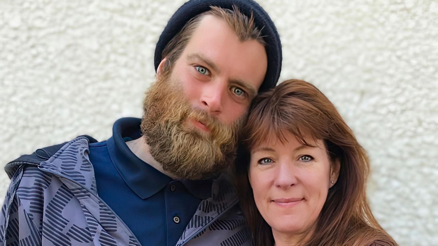 Corey Sylvester und seine Mutter Jacqui Berlinn Jacqui Berlinn mit ihrem Sohn