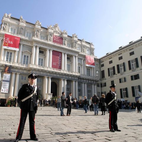 Carabinieri in Genua – dort wurde der lange gesuchte Mafiosi geschnappt