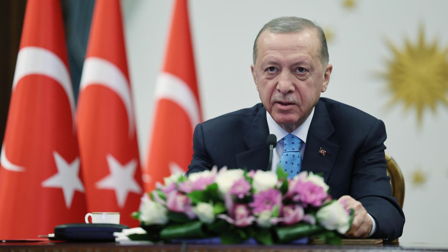 Türkischer Präsident Recep Tayyip Erdogan
