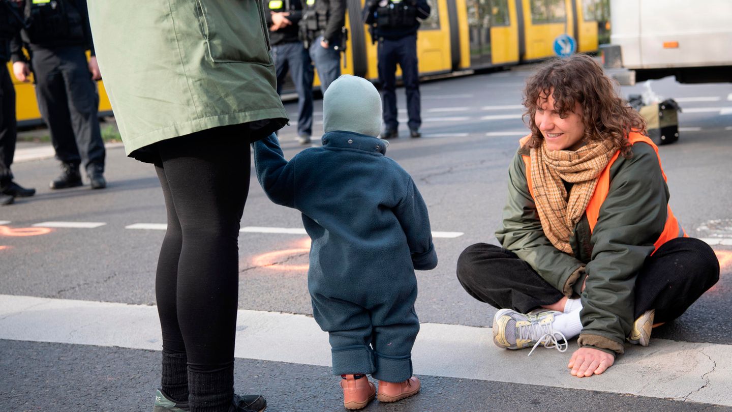 Auch die Kleinsten bekommen in der Hauptstadt mit, was der Klimaprotest bedeutet.