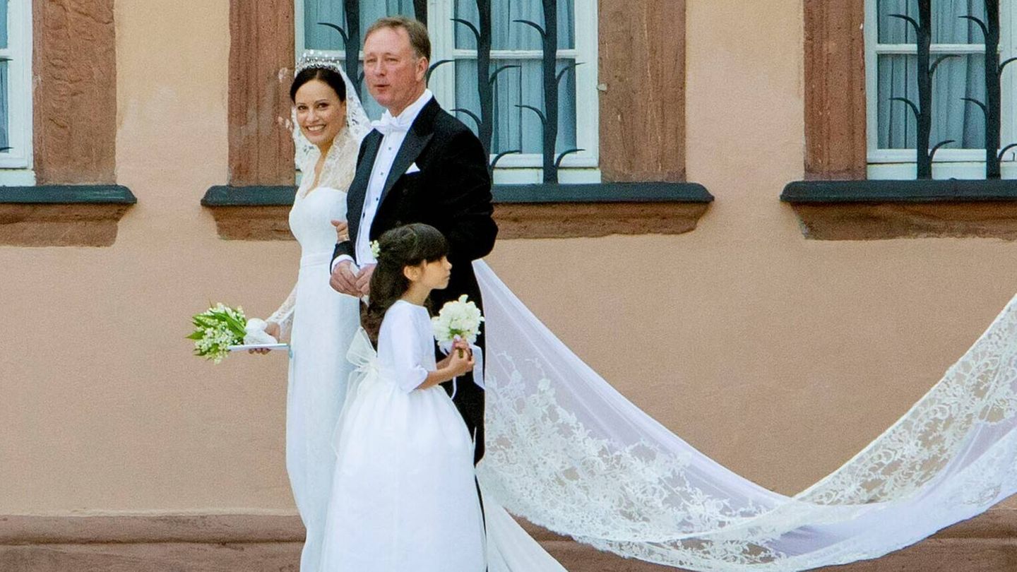 Gustav Sayn-Wittgenstein-Berleburg mit seiner angeheirateten Frau Carina