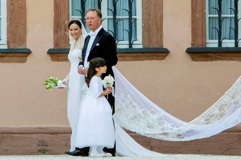 Gustav Sayn-Wittgenstein-Berleburg mit seiner angeheirateten Frau Carina