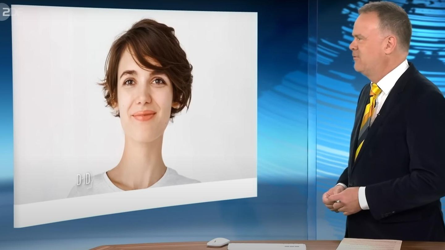 Eine KI im "Heute Journal": Erstmals führte Moderator Christian Sievers während der Nachrichtensendung ein Gespräch mit einer Künstlichen Intelligenz.