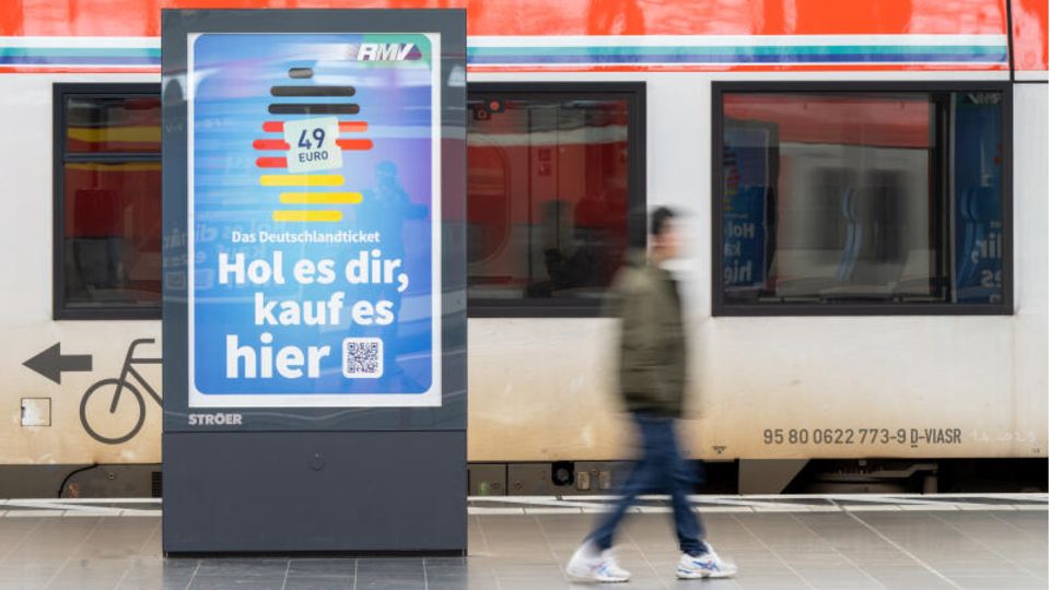 Das Deutschlandticket ist seit Montag im Verkauf