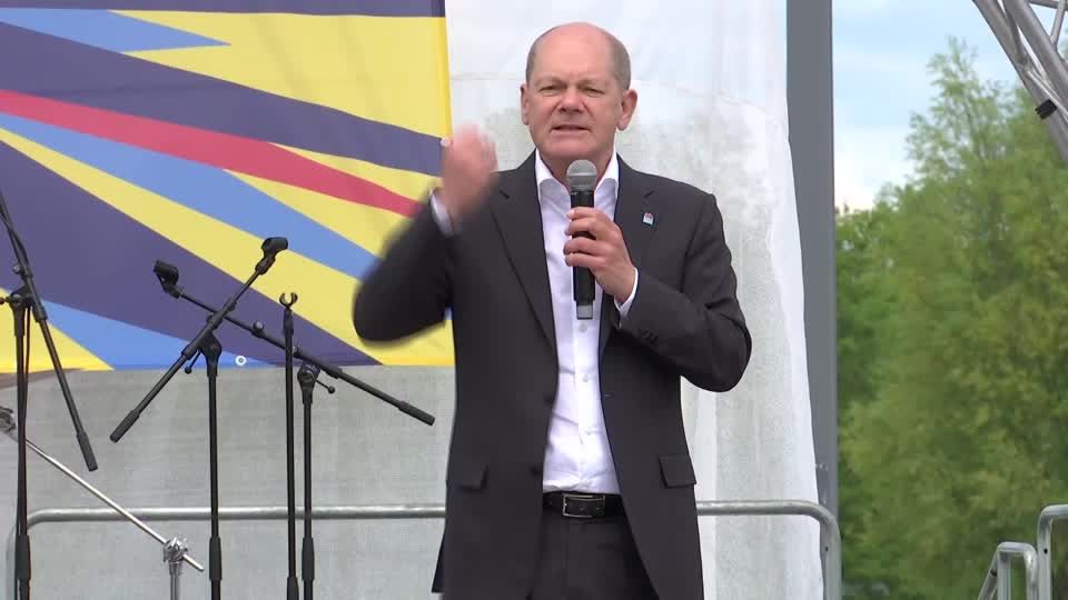 Video: Zum Tag der Arbeit: Scholz fordert "Mentalitätswandel"