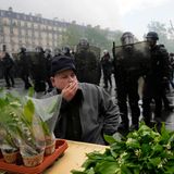 Maiglöckchen-Verkäufer