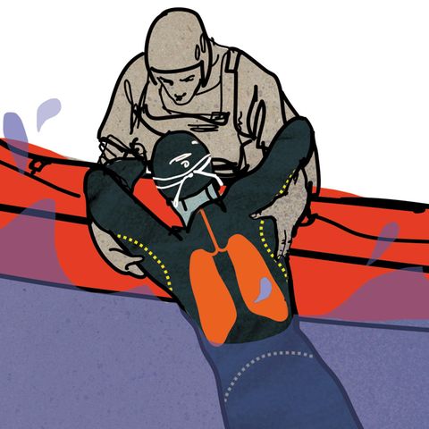 Illustration Atemnot