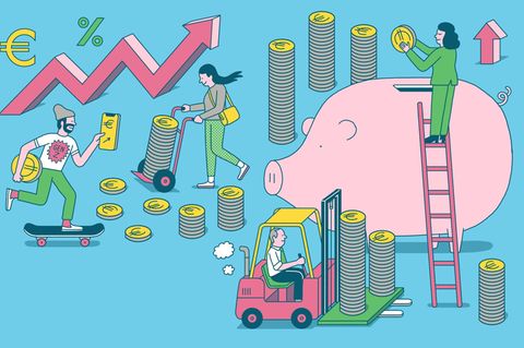 Illustrationen Altersvorsorge