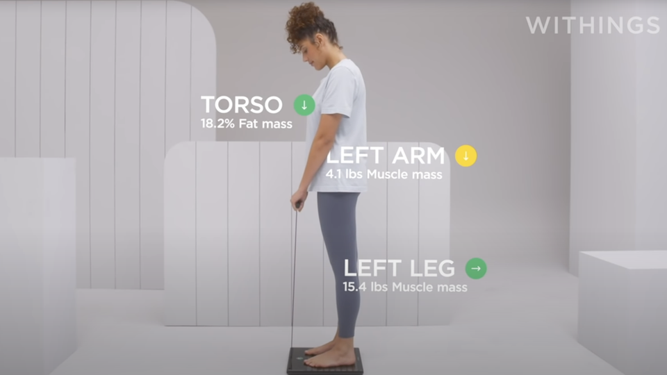 Withings body scan instructions
