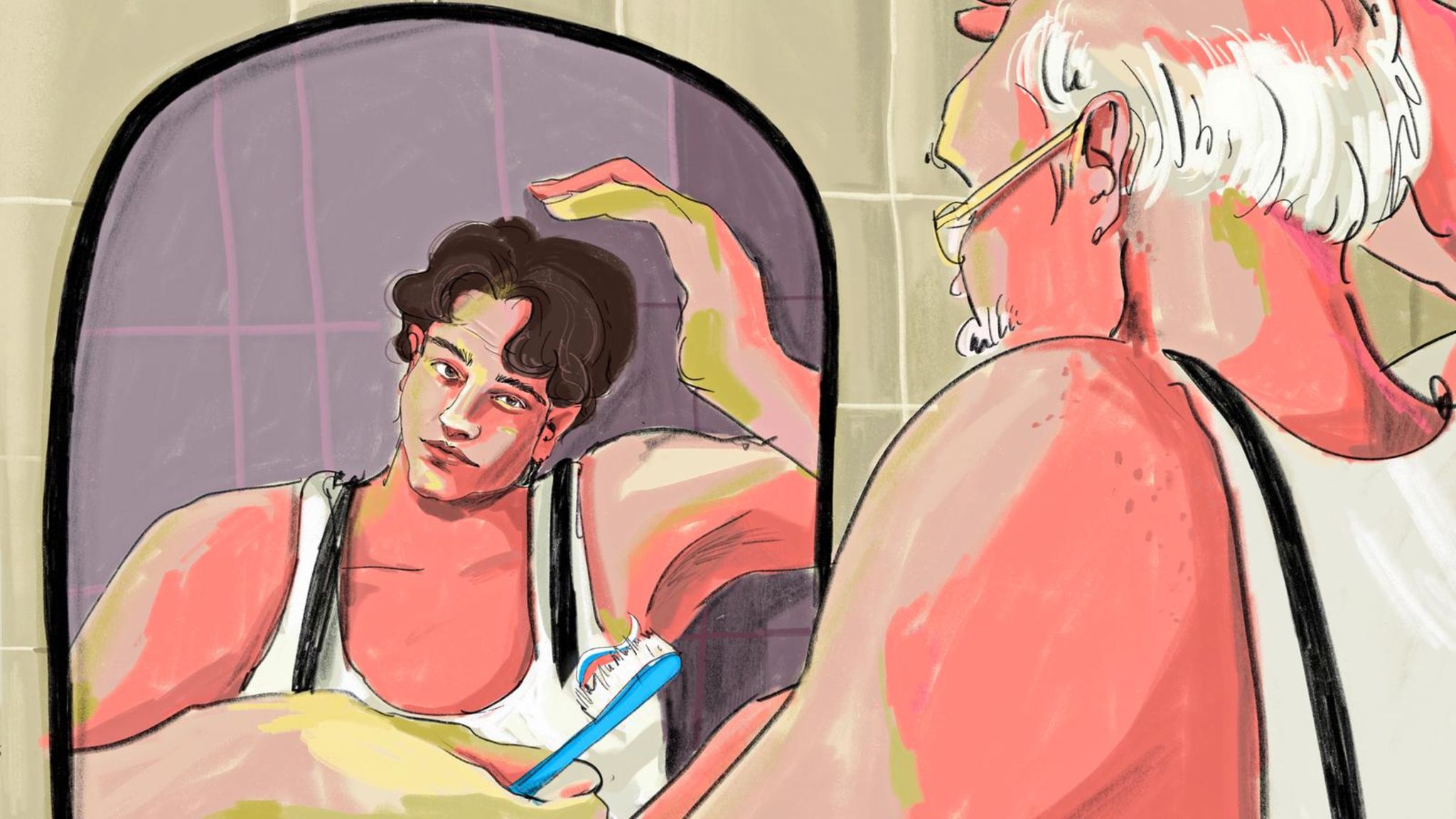 Illustration Älterwerden