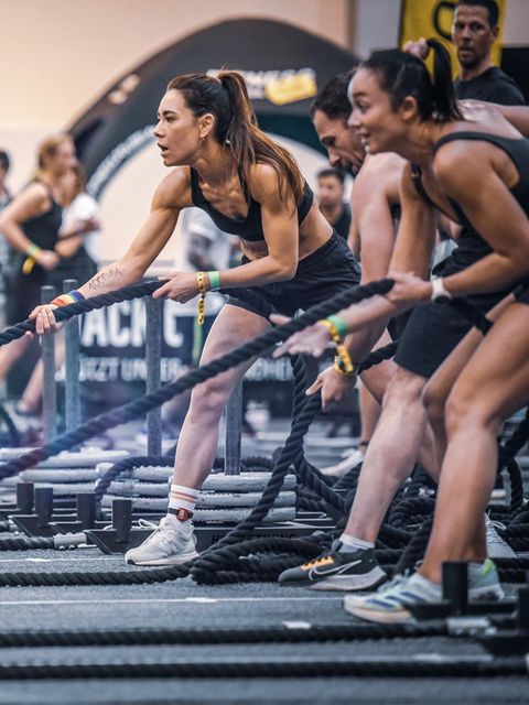 Fitness: Angela Lanz beim Hyrox